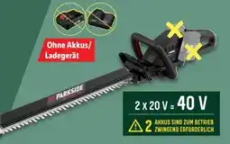 Lidl Parkside Akku-Heckenschere PPHSA 40-Li C3 Angebot