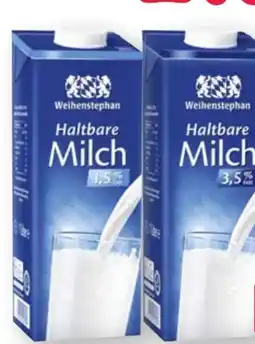 Scheck-in-Center Weihenstephan Haltbare Milch Angebot