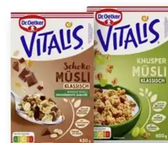 Scheck-in-Center Dr. Oetker Vitalis Knusper Müsli Schoko Angebot