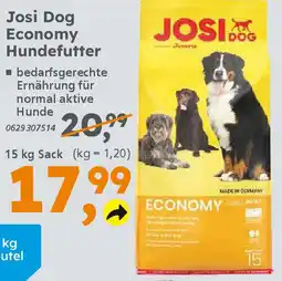 Globus Baumarkt Josi Dog Economy Hundefutter Angebot