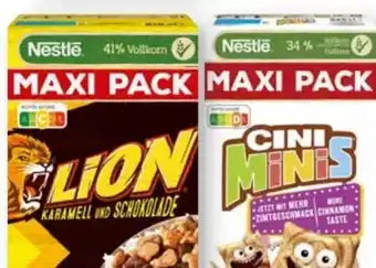 Scheck-in-Center Nestlé Lion Cereals Karamell & Schoko Angebot