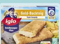 Edeka Iglo Goldknusper-Filets Gold-Backteig Angebot