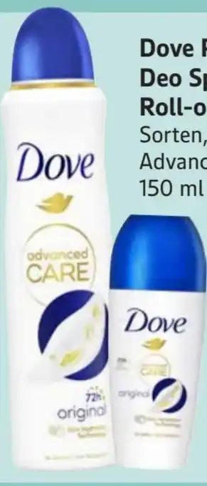 Edeka Dove Advanced Care Deo Spray Angebot