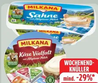 Edeka Milkana Schmelzkäse Sahne Angebot