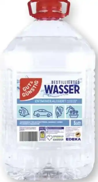 Scheck-in-Center Gut & Günstig Destilliertes Wasser Angebot