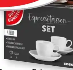 Scheck-in-Center Gut & Günstig Espresso-Set 4-tlg Angebot