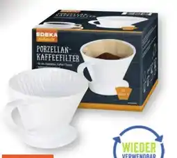 Scheck-in-Center Edeka zuhause Porzellan-Kaffeefilter Angebot