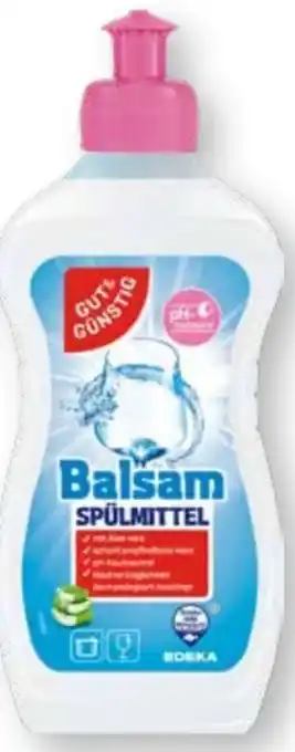 Scheck-in-Center Gut & Günstig Balsam Spülmittel Angebot