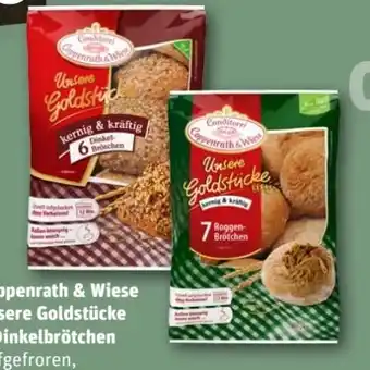 REWE Center Coppenrath & Wiese Unsere Goldstücke Dinkelbrötchen Angebot