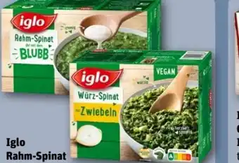 REWE Center Iglo Rahm-Spinat Angebot