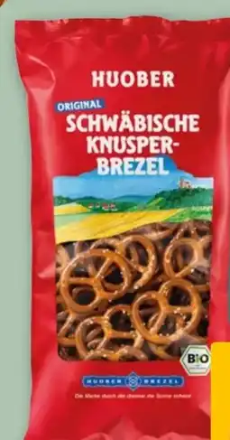 REWE Center Huober Brezel Original Schwäbische Bio Knusper-Brezel Angebot