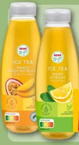 REWE Center Rewe to go Ice Tea Minze Zitrone Angebot