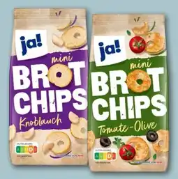 REWE Center ja! Mini Brotchips Angebot