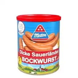 Netto Marken-Discount Metten Dicke Sauerländer Bockwurst Angebot