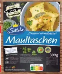 E-Center Settele Original Schwäbische Maultaschen Angebot