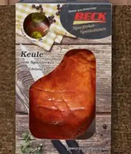 nahkauf Beck Spanferkel-Keule Angebot