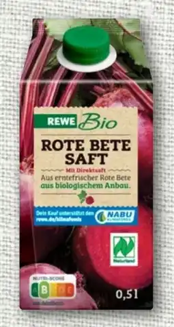 nahkauf Rewe Bio Rote Bete Saft Angebot