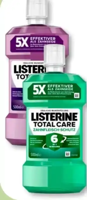 Budni Listerine Total Care Mundspülung Angebot