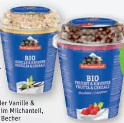 tegut Berchtesgadener Land Bio Knusper Joghurts Angebot