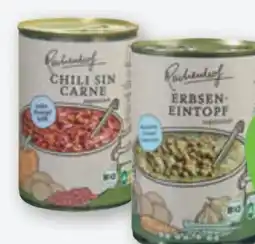 tegut Reichenhof Veganer Bio-Eintopf Chili Sin Carne Angebot