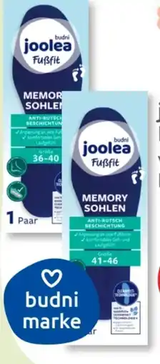 Budni Budni Joolea Fußfit Thermosohlen Angebot