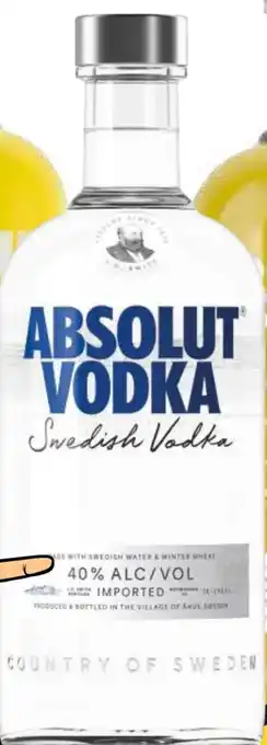 EDEKA Bandelt Absolut Vodka Angebot