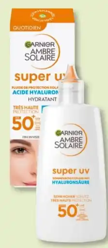 Budni Garnier Ambre Solaire Sonnenschutzfluid Gesicht Super UV LSF 50+ Angebot