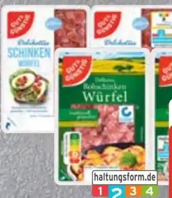 Edeka Gut & Günstig Delikatess-Schinkenwürfel Angebot