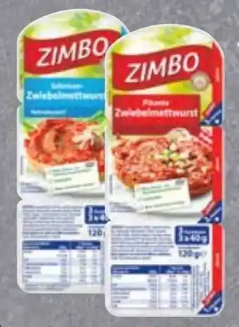 Edeka Zimbo Zwiebelmett Angebot