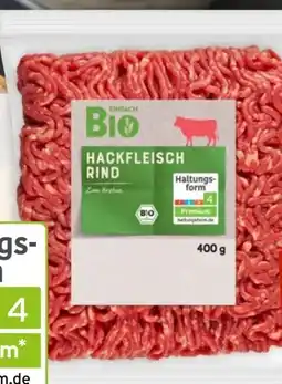 nahkauf Einfach Bio Rinder-Hackfleisch Angebot