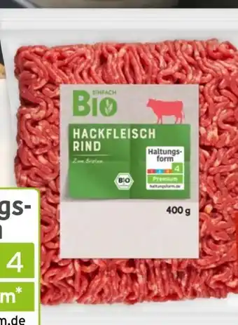 nahkauf Einfach Bio Rinder-Hackfleisch Angebot