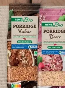 nahkauf Rewe Bio Porridge Kakao Angebot