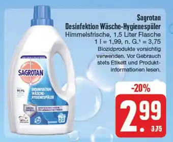 Edeka Sagrotan desinfektion wäsche-hygienespüler Angebot