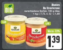 Edeka Alnatura bio streichcreme Angebot