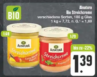 Edeka Alnatura bio streichcreme Angebot