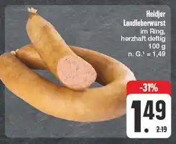 Edeka Heidjer landleberwurst Angebot