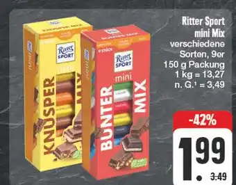 Edeka Ritter sport mini mix Angebot