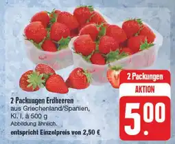 Edeka 2 packungen erdbeeren Angebot