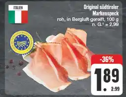 Edeka Original südtiroler markenspeck Angebot