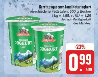 Edeka Berchtesgadener land naturjoghurt Angebot