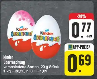 Edeka Kinder überraschung Angebot