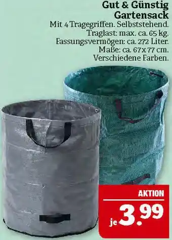 Marktkauf Gut & günstig gartensack Angebot