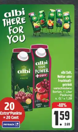 Edeka Albi saft, nektar oder fruchtsaftgetränk Angebot