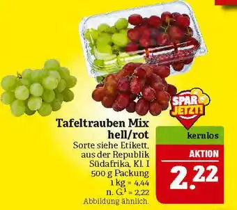 Marktkauf Tafeltrauben mix hell/rot Angebot