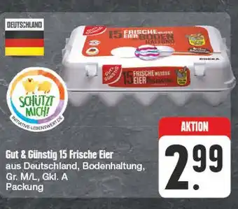 Edeka Gut & günstig 15 frische eier Angebot