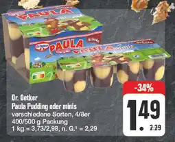 Edeka Dr. oetker paula pudding oder minis Angebot