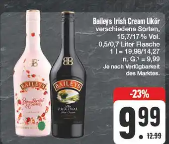 Edeka Baileys irish cream likör Angebot