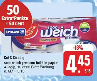 Edeka Gut & günstig sooo weich premium toilettenpapier Angebot