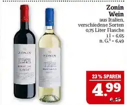 Marktkauf Zonin wein Angebot