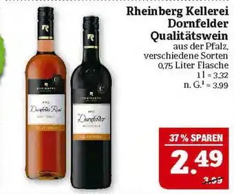 Marktkauf Rheinberg kellerei dornfelder qualitätswein Angebot